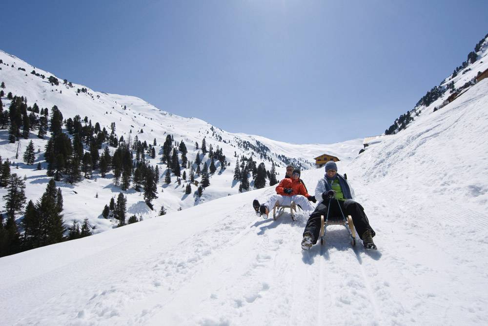 Speed downhill while sitting down - Hotel wöscherhof