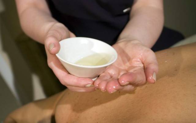 Detailbild Öl für Massage-Anwendung